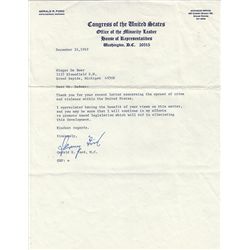 GERALD R. FORD