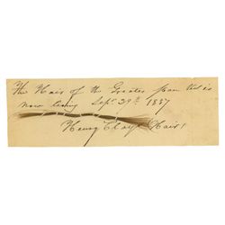 THE HAIR OF HENRY CLAY