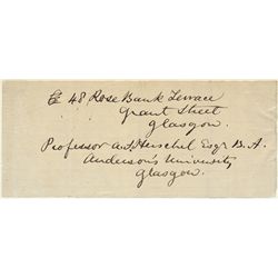 FREDERICK WILLIAM HERSCHEL