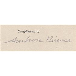 AMBROSE BIERCE