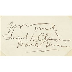 SAMUEL L. CLEMENS
