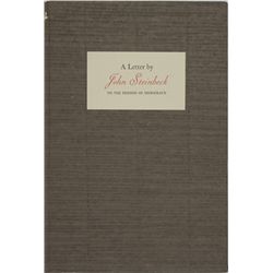 JOHN STEINBECK REACTS TO ANTI-SEMITES
