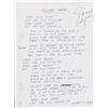 Image 1 : CORKY LAING HANDWRITTEN "SILVER PAPER" LYRICS