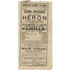 Image 1 : 1862 EDWIN FORREST THEATER BROADSIDE