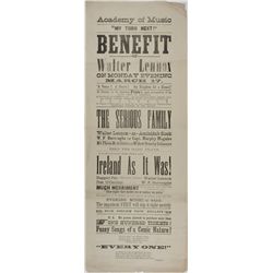 NINETEENTH CENTURY STAGE BROADSIDES