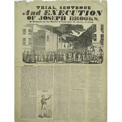 "SEVEN DIALS" LONDON MURDER BROADSIDE