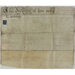 1817 BRITISH INDENTURE SELLING A MANOR