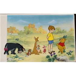 Original Winnie The Pooh Cel Background Animation Gang