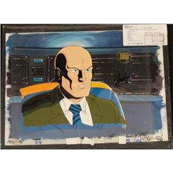 Production Stan Lee Signed Orig Cel Bkgd X-Men Xavior