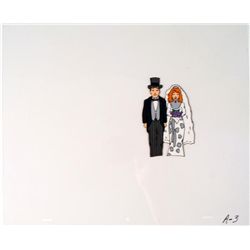 Animation Bride and Groom Cel Original Freedom Art
