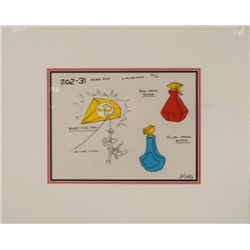 Richie Rich Originl 1980 Animation Production Model Cel