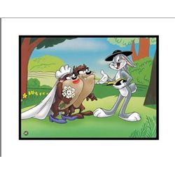 Original Giclee Devil May Here Looney Tunes Art