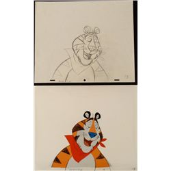 Frosted Flakes Drawing Animation Tony Tiger Cel Orig