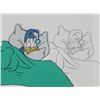 Image 2 : Original Cel Donald Duck Drawing Head Pillow Animation