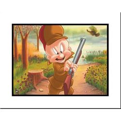 Turkey Huntin' Elmer Original Giclee Art Looney Tunes