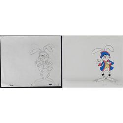 Cel Drawing Original Animation Laughing Trix Rabbit Art