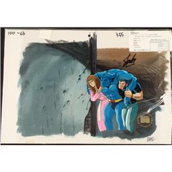 Signed Cel Background Animation Stan Lee Original X-Men