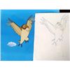 Image 2 : Drawing Cel Winnie the Pooh Animation Original Flying