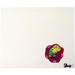 Cel Original Art No Escape Animation Spongebob