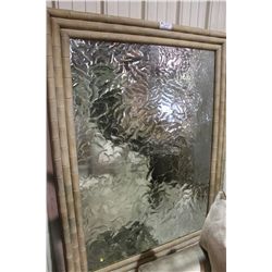 BAKER 6' X 4' BAMBOO FRAMED ARTWORK