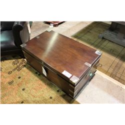 BAKER COCKTAIL TABLE WITH WHEELS