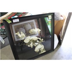 PARAGON "ORGANIC ORCHID" FRAMED ART