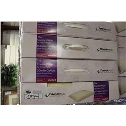 4 TEMPUR-PEDIC COMFORT PILLOWS