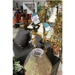 PAIR OF MAITLAND COCO & RATTAN TABLE LAMPS