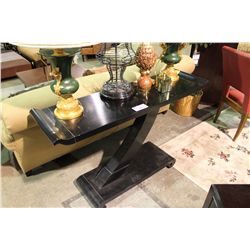 CENTURY BLACK CONSOLE TABLE