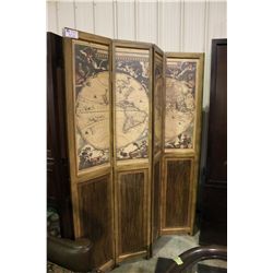 ARTISTIC ROOM DIVIDER - 3 FOLD