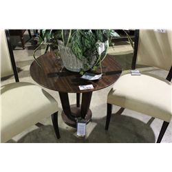 BAKER AMERICAN WALNUT END TABLE