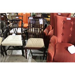 STICKLEY LATTICE BACK SIDE CHAIR