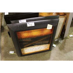 FRAMED OIL ON CANAVAS PAINTING "MISSIVE 2" BY