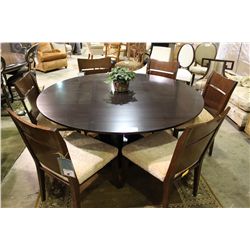 CENTURY FORMAL DINING TABLE WITH SIX CHAIRS