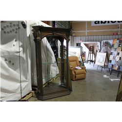 SHERRILLL DOUBLE ARCH LIGHTED BOOKCASE