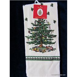 Kitchen Towel (Christmas Tree Pattern-Linen)