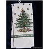 Image 2 : Kitchen Towel (Christmas Tree Pattern-Linen)