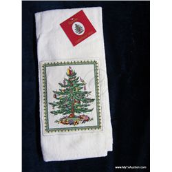 Kitchen Towel (Christmas Tree Pattern-Linen)