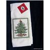 Image 1 : Kitchen Towel (Christmas Tree Pattern-Linen)
