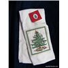 Image 3 : Kitchen Towel (Christmas Tree Pattern-Linen)