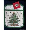 Image 1 : Pot Holder (Christmas Tree Pattern-Linen)