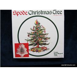 Christmas Tree Large Tree Shaped Dish NIB