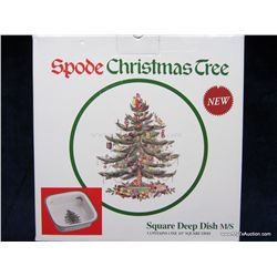 Square Rimmed 10" Deep Dish  Casserole  M/S NIB