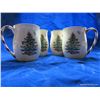 Image 1 : Christmas Tree Candy Cane Mugs (set of 4)