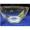 Image 2 : 9" Clear Glass Christmas Tree Salad Bowl