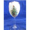 Image 1 : 13 oz. Wine Glasses w/ Gold Rim (Single)