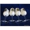 Image 5 : 10 oz. Wine Glasses w/Gold Rim (Set of 4)