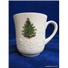 Image 1 : Cuthbertson Original Christmas Tree Dickens Embossed Coffee Mugs (single)