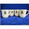 Image 1 : Cuthbertson Original Christmas Tree Dickens Embossed Coffee Mugs (set of 4)