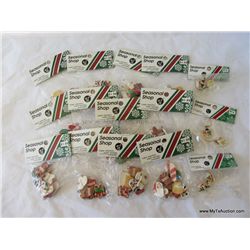 Mini Wooden Tree Ornaments NIP